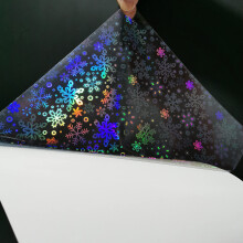 Bleidruck 25 hojas de 8,25 x 11,7 pulgadas, pelνcula hologrαfica laminada en frνo de primera calidad, superposiciσn hologrαfica con purpurina, pe