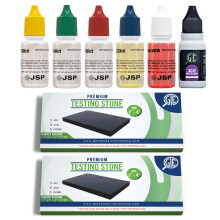 Goud Zilver Sieraden Tester Beoordeling Kit 10K 14K 18K 22K 24K Test Edelmetalen 999 925 Schroot