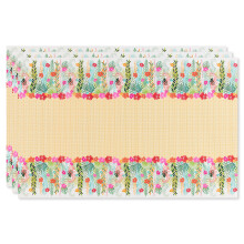 American Greetings Forniture per feste Tropical Luau per barbecue e feste estive Tovaglie in plastica (3 pezzi)