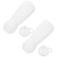 2St Kunststoff Ketchupflasche Soßenflasche Für Gewürze
