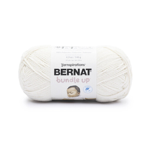 Bernat Bundle UP SB Solids Garn, 140g, Marshmallow