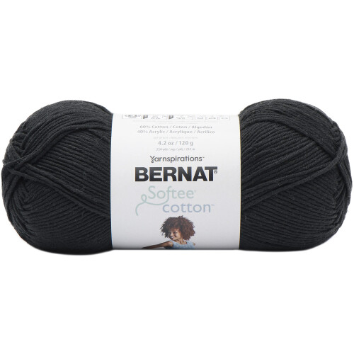 BER Softee Baumwolle 120G Schwarz