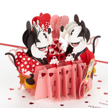 Hallmark Signature Papper Wonder Pop Up Valentinsdagkort för Make, Maka, Pojkvän, Flickvän (Mickey & Minnie)
