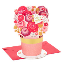 Hallmark Paper Wonder Pop Up Ystvnpivkortti nytettv kimppu (Rakastan sinua)