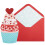 NIQUEA.D Die Cut Cupcake Valentin-napi krtya 1