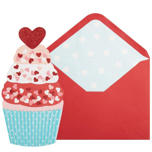 NIQUEA.D Die Cut Cupcake Valentin-napi krtya