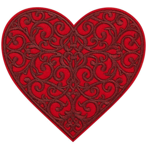 NIQUEA.D broderede hjerter Valentinsdagskort 2