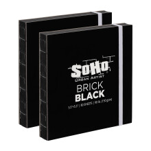 SoHo Urban Artist Brick Schetsboeken voor Schetsen, Tekeningen, Kleurpotloden - Zwart 5.5"x5.5" (150 GSM, 80 Vellen) - 2 Pak