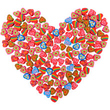 Valentinstag-Mini-Radiergummis fr Kinder, Gropackung, 240 Stck, Valentinstag-Herz-Radiergummis, Neuheit, niedliche Feiertags-Radiergummis, Val