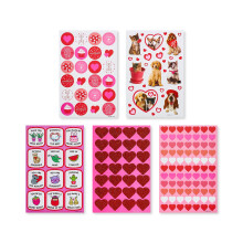 American Greetings Bulk Valentijnsstickers voor Kinderen, Hartjes en Dieren (688-Stuks)