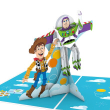 Lovepop tillykke med f?dselsdagen Pop-up-kort til hende og ham - 3D Disney f?dselsdagskort til drenge, piger, m?nd, kvinder - Toy Story - 5"""" x 7