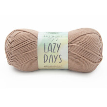 Lion Brand Lazy Days Anfängergarn zum Stricken, Häkeln und Basteln, Taupe, 1 Packung