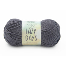 Lion Brand Lazy Days Anfänger Garn für Stricken, Häkeln und Basteln, Pewter, 1 Packung