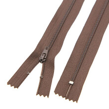 9 inch nylon spiraalritsen dicht einde voor kleermaker riool naaien ambacht (30 stuks bruin) YIGUANXIN