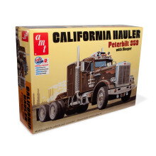 AMT Peterbilt 359 California Hauler mit Schlafkabine, Modellbausatz im Mastab 1:25