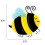 CTP Bees 6"""" Cut-Outs Learning D?cor Accenter for Classroom (Creative Teaching Press 10625) 3
