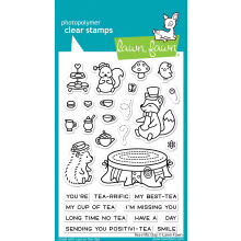 LAWN FAWN Tea-Rrific Day klare stempler 4""""X6""""