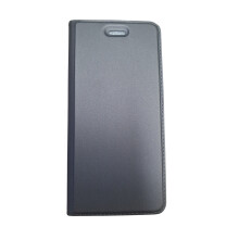 For Huawei P40 Pro - Anthracite Black Slimline Low Profile PU Leather Flip Case