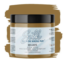 Dixie Belle Silk All-in-One Minerale Verf - Mojave (16oz) - Goudbruine Watergebaseerde Ingebouwde Primer + Topcoat voor Hout + Metaal - Duurzaam
