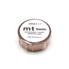 KAMOI MT 2022, nuevos productos de verano, cinta adhesiva de papel Washi sσlido, 15mm x 7m, bronce de alto brillo MT01P534