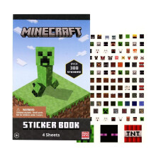 Innovatiiviset mallit Minecraft 4 arkin tarratyyny | Yli 300 tarraa