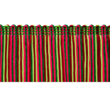 Trims By The Yard 2" Multicolor Chainette Fringe Trim, Polyester Decoration for Costumes, Home Decor