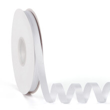 Kaksinkertainen yksivrinen valkoinen satiininauha 3/8"""" x 50 jaardia jatkuva korkean tiheyden polyesterinauha lahjojen krimiseen hjuhlaksityt
