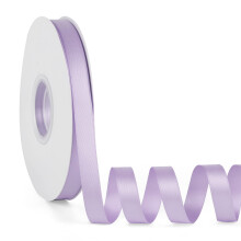 Doppelseitiges, einfarbiges hellviolettes Satinband, 1,27 cm x 50 Yards, durchgehendes hochdichtes Polyesterband fr Geschenke, Verpackung, Hochzeit,