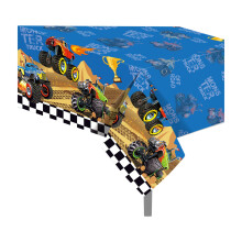 Tovaglia Monster Truck da 3 pezzi - Copritavolo per macchina per decorazioni a tema auto per feste di compleanno in plastica usa e getta 54x87 po
