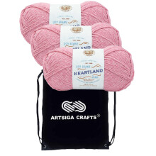 Lion Brand Heartland Lassen Volcanic 136-138 (3-Skeins - Zelfde Verf Lot) Medium #4 Acryl Garens