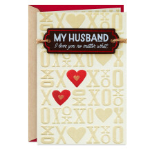 Hallmark Valentijnskaart voor Echtgenoot (Hou van Je, Ongeacht Wat)