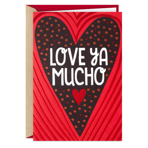 Hallmark Pop Up Valentinskort (Love Ya Mucho)