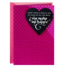 Hallmark Valentijnsdag Kaart voor Vrouw of Vriendin (Alle manieren waarop je me gelukkig maakt)