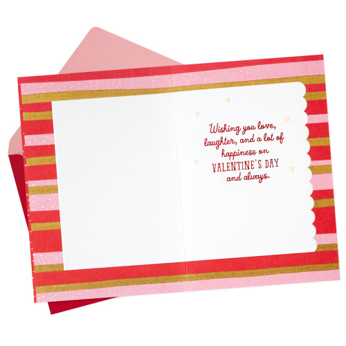 Hallmark Valentinskort (Kärlek, Skratt, Lycka) 1