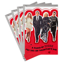 Hallmark Schitt's Creek Set van 4 Valentijnskaarten (Bos Rozen)