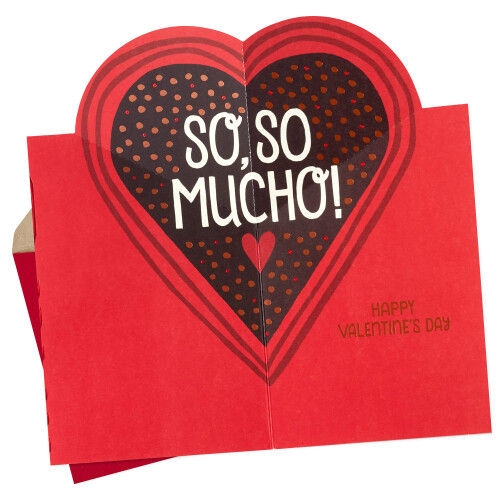 Hallmark Pop Up Valentinskort (Love Ya Mucho) 1
