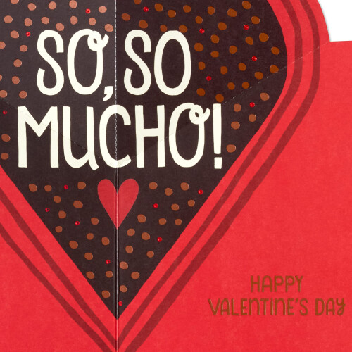 Hallmark Pop Up Valentinskort (Love Ya Mucho) 2