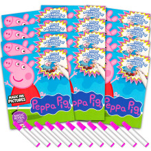 Peppa Pig Imagine Ink Malebog S?t til piger Drenge - 12 Pack No Mess Maleb?ger Mere (Peppa Pig Party Supplies)