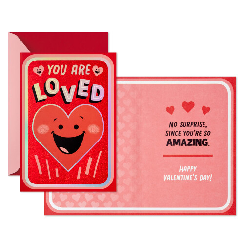 Hallmark Shoebox 4-pack av Valentinkort (Du är älskad) 1