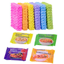 ROPTO 16 Stck Mini-Lebensmittel-Radiergummis fr Kinder, Klassenzimmer, wrzige Ramen-Nudeln, niedliche Radiergummis fr Kinder, Schreibtisch, H