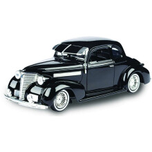 1939 Chevy Coup Lowrider Black Get Low Series 1/24 Druckguss-Modellauto von Motormax 79028