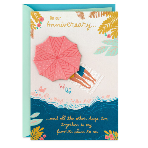 Hallmark jubil?umskort for mand Kone K?reste k?reste (sammen)