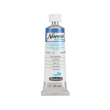 Schmincke - NORMA Blauw, 21406009, beste watergedragen olieverf, hoog gepigmenteerd, lichtvast, vegan, 35 ml