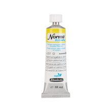 Schmincke - NORMA Blauw, 21237009, beste watergedragen olieverf, hoog gepigmenteerd, lichtvast, vegan, cadmiumgeel tint citroen, 35 ml