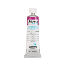 Schmincke - NORMA Blue 21348009 hienoimmat vesipohjaiset taiteilijaljyvrit erittin pigmenttiset valonkestvt vegaani Magenta 35 ml