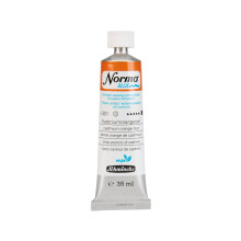 Schmincke - NORMA Blauw, 21301009, fijn watergedragen olieverf, hoog gepigmenteerd, lichtvast, vegan, cadmium oranje, 35 ml