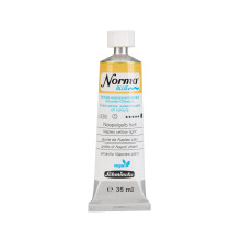 Schmincke - NORMA Blue 21226009 feinste Künstler-Ölfarben auf Wasserbasis hochpigmentiert lichtecht vegan Neapelgelb hell 35 ml