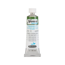 Schmincke - NORMA Blue 21519009 feinste Künstler-Ölfarben auf Wasserbasis hochpigmentiert lichtecht vegan Natural Green Earth 35 ml