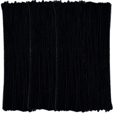 Pijpenragers Zwarte Chenille Stengels (400 Pack) voor Ambachten Kunst Creatieve Decoraties (6 mm x 12 Inch)
