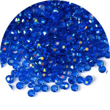 2250 stk SS16 4mm AB Flatback Rhinestones til Negle Art Crafts Transparent Glitter Runde ?delsten Krystaller DIY T?j Sko (Clear Sapphire AB)